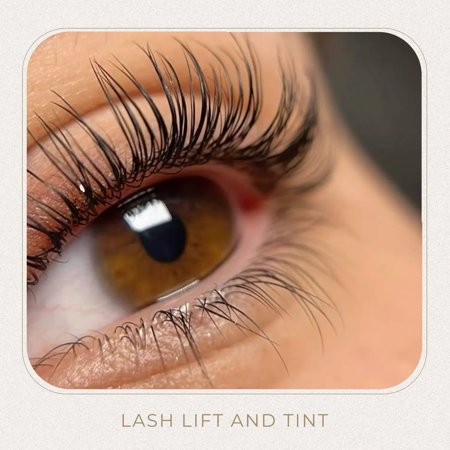 Before — Lash Lift and Tint